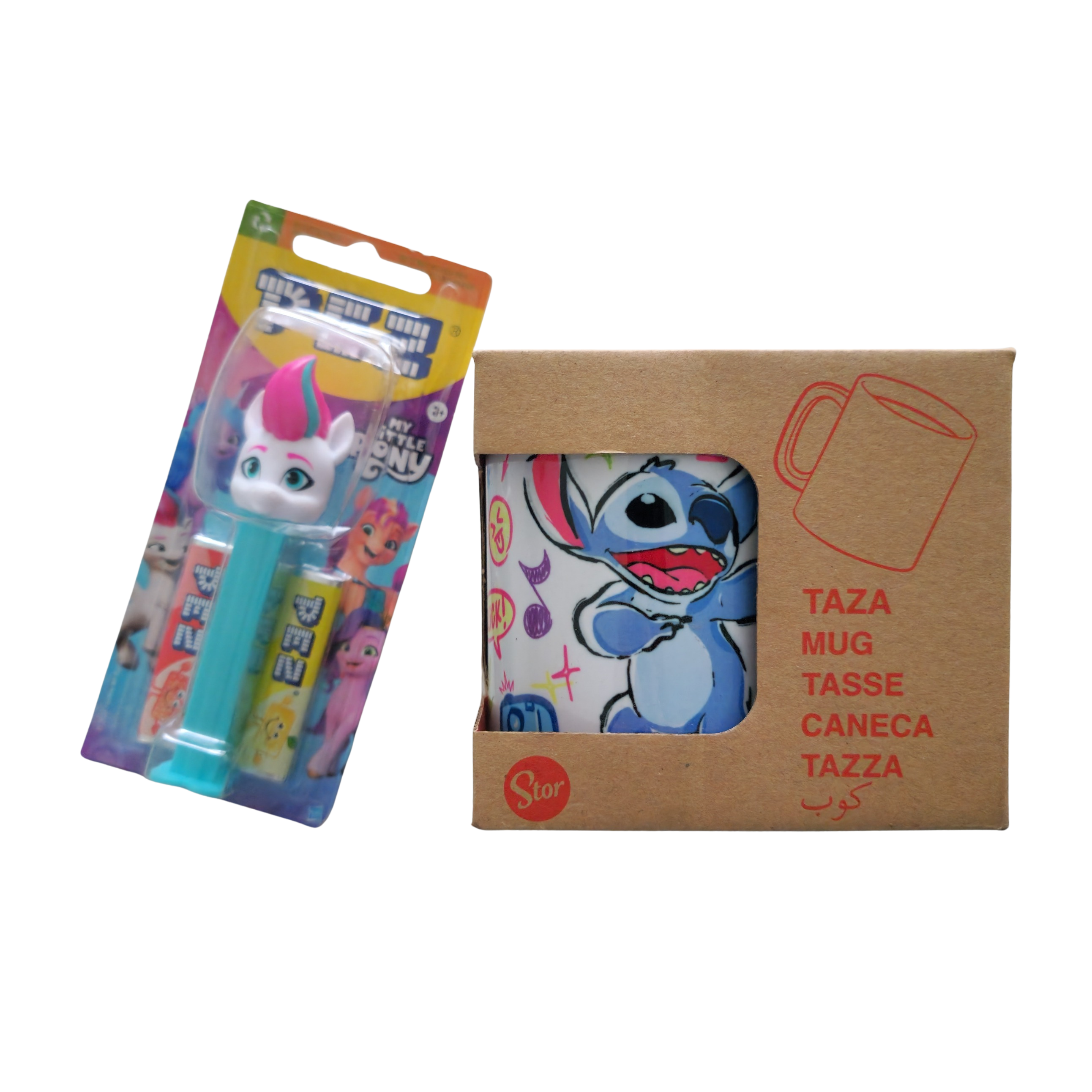 Figurine Pez + Tasse