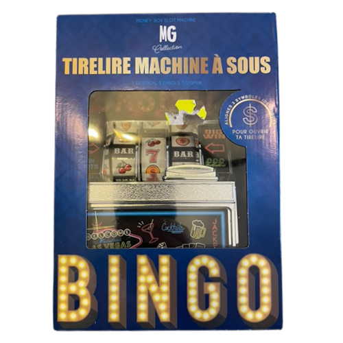 Tirelire machine à sous